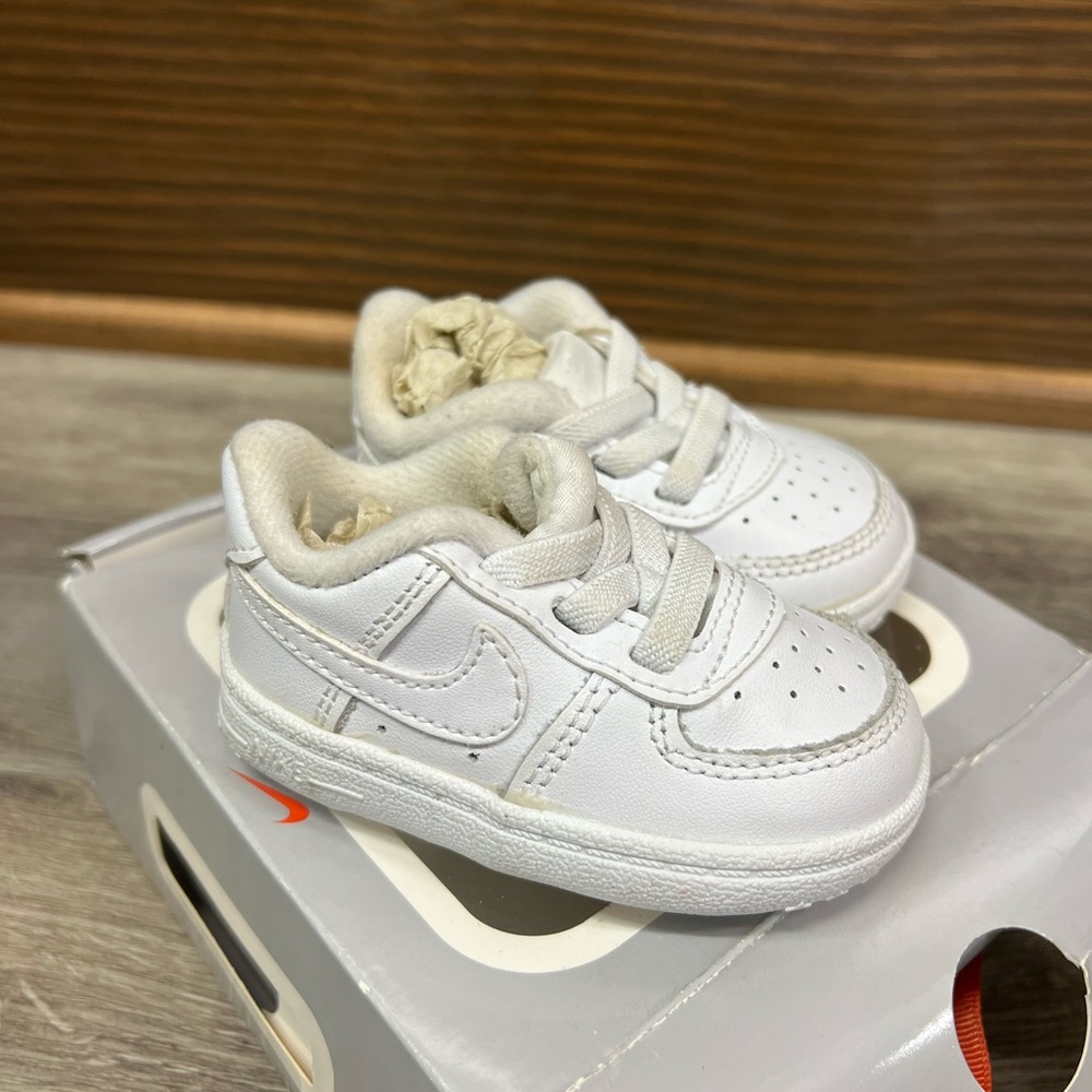 Nike air force 1, size 2 crib shoes